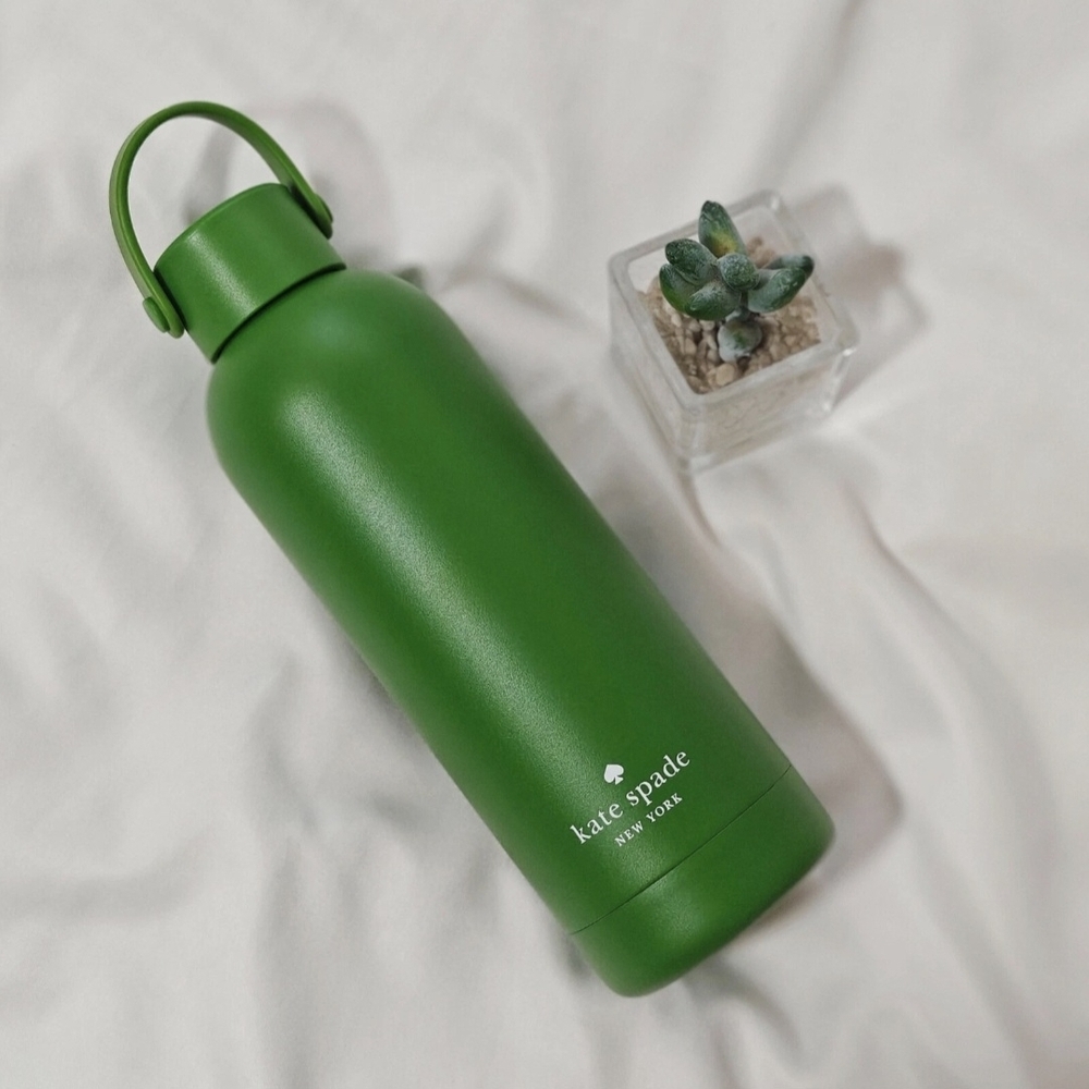 New Kate Spade Green Stainless Steel Bottle